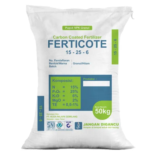 Produk Carbon Coated Fertilizer (CCF) Ferticote 1 ccf