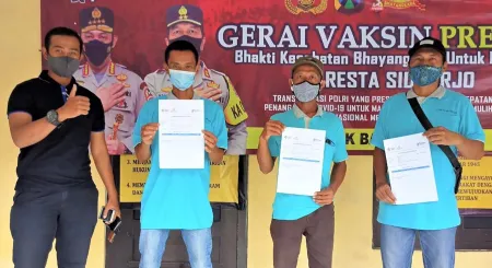 Untuk Menekan Dampak COVID19 NPGF Vaksinasi Seluruh Karyawan