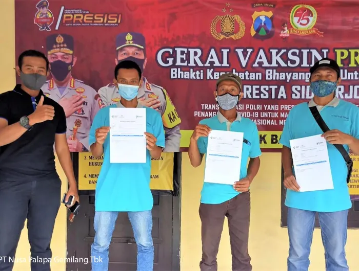 Untuk Menekan Dampak COVID19 NPGF Vaksinasi Seluruh Karyawan